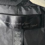 Apostrophe Blazer Womens 18W Black Velvet Floral Career Professional Formal Photo 3