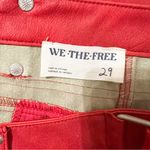 Free People  Red Mod Moment Mini Skirt Size 29 Photo 2