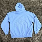 Topshop 'Peace Out' Hoodie in Blue, Size 12 Photo 3