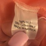 Amanda Uprichard SILK RUFFLE HALTER PEACH PINK SOFT GIRL DRESS FAUX WRAP FRONT Photo 7