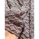 Capri shark bite hem textured purple shirt Sz M Purple Photo 3