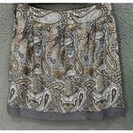 Vineyard Vines  Skirt 4 Old Money Preppy‎ Paisley Gray Quiet Luxury Career Chic Photo 2