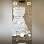 Rails  Ashlyn Stripe Linen Blend‎ Midi Dress, Medium, White Photo 9