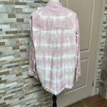 ZARA Nwt  women Tie Dye cotton Button Down Long-Sleeve Shirt M Photo 6