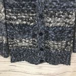 Urban Outfitters BDG Striped Shaker Stitch Cardigan Blue Gray White Size S Photo 3