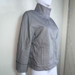 Carlisle Vintage  Black & White Mini-Houndstooth Silk Blend Jacket Photo 3