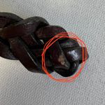 Classic Breaded Thin Belt Brown Photo 6