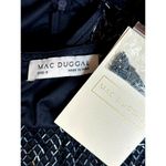 Mac Duggal  Beaded Butterfly Sleeve Column Gown - Midnight - size 8 Photo 15