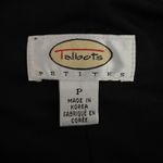 Talbots Dress Womens Small Petite Brown Cowl Neck Sheath Midi Lined Vintage Photo 6