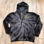 Dyenomite women's small "EMAGINE NATION" black/gray tie Photo 0