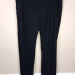 BLANK NYC Women’s Black Faux Suede Shimmer Ankle Pants Photo 0