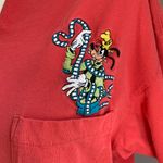 Disney Vintage 90s Goofy Embroidered Pocket Tshirt Photo 2