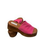 Steve Madden Slinky 30 Pink Chunky Platform Slides, Sz 10 Photo 1