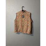 Matilda Jane NWT Reversible Floral and Fleece Vest Large Photo 5