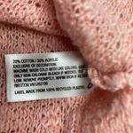 MOSSIMO SUPPLY CO. Crochet Lace Peach Sweater Tunic Size S/P Pink Photo 4