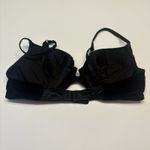 Victoria's Secret  Vintage Silver Tag Velour Silk Padded Size 34C Black‎ Beaded Photo 6