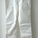 Sanctuary Standard Surplus White Denim Cropped Pants, Size 24 Photo 0