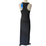Adidas PREMIUM ESSENTIALS MAXI DRESS Size Small NWOT Black Photo 7