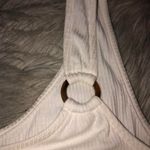 Windsor White Ribbed One Shoulder Bodysuit Photo 1