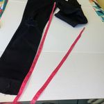 Old Navy Mid-Rise Black Rockstar Super Skinny Distressed/Raw Hem Denim Jegging Photo 4