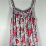 Torrid Floral Print Chiffon Smocked Chiffon Tank Top Photo 4