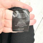 Heartloom Dress Women Size Medium Black Ribbed Vneck Knot Front Sleeveless Midi Photo 5