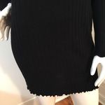 Heart & Hips thick ribbed mini ruffle border dress Black Size L Photo 4