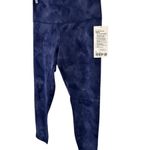 Lululemon Wunder Train High-Rise Tight 25" Diamond Dye Shade Naval Blue size 12 Photo 7