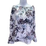 Veronica M  Floral Off Shoulder Floral Blouse Bell Sleeves Size XS Photo 1