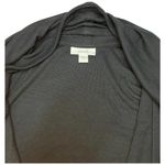 J.Jill Pure Jill Drape Wrap Scarf Convertible Cardigan Long Sleeve Black M Photo 9