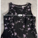 Jessica Howard Vintage y2k Black Floral Tank Dress Women’s 14 Photo 4