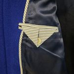 J.Crew  Cocoon Italian Wool Stadium Cloth Coat Nello Gori Royal Blue Size 6 Photo 10