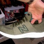 New Balance  Men's Khaki and White Sneakers Photo 2