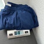 Nike Blue Elastic Waist Zip Ankle Windbreaker Activewear Joggers Size Medium Photo 11