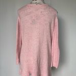 The Elder Statesman pink speckled cashmere cold shoulder tunic mini dress XS Photo 5