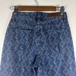 Rock & Roll‎ Denim 24 X 30 High Rise Flare Trouser Jeans Aztec Western Boho USA Blue Photo 7