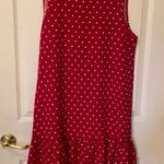 New Womens Small Sleeveless Heart Dress Red Photo 0