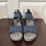Jbu  Sport Jambu Blue Stretch Knit Back Zip Sandals Women's Size 10 Photo 1