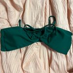 Green Bathing Suit Top Size XS Photo 1