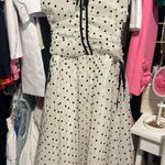 Polka Dot Maxi dress White Size L Photo 0