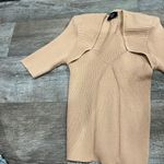 VICI  Tan Ribbed Knit top L Photo 1
