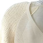 Moschino  Ivory Wool & Angora V-Neck Sweater Size 8 Photo 1