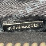 Steve Madden Bmaggie Black Faux Leather Dome Chain Crossbody Hand Shoulder Bag Photo 7