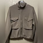 Yogalicious  Softlite Scuba Autumn Jacket in Taupe Photo 2