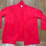 Faded Glory  Red Open Front Cardigan Photo 0
