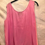 Bob Mackie Sz XL Pink Embroidered Art-to-Wear Cut-Away 100% Silk Jacket Tank Top Photo 11