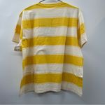 Everlane  The Organic Cotton Box-Cut Tee Shirt in Yellow Stripe Sz‎ XXXL NEW Photo 1
