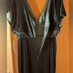R E V E L R Y NWT  Gwen Emerald Velvet Maxi Dress Photo 6