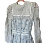 Gunne Sax RARE 1960s Boho Cottagecore Fairycore Peasant Dress Photo 2