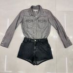 Maje  Isac Two-In-One Romper Turin Down and Shorts Photo 5